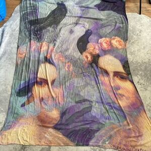 The Artists Label Susanne Carter‎ Scarf Rectangle Lightweight Ladies Bird Print
